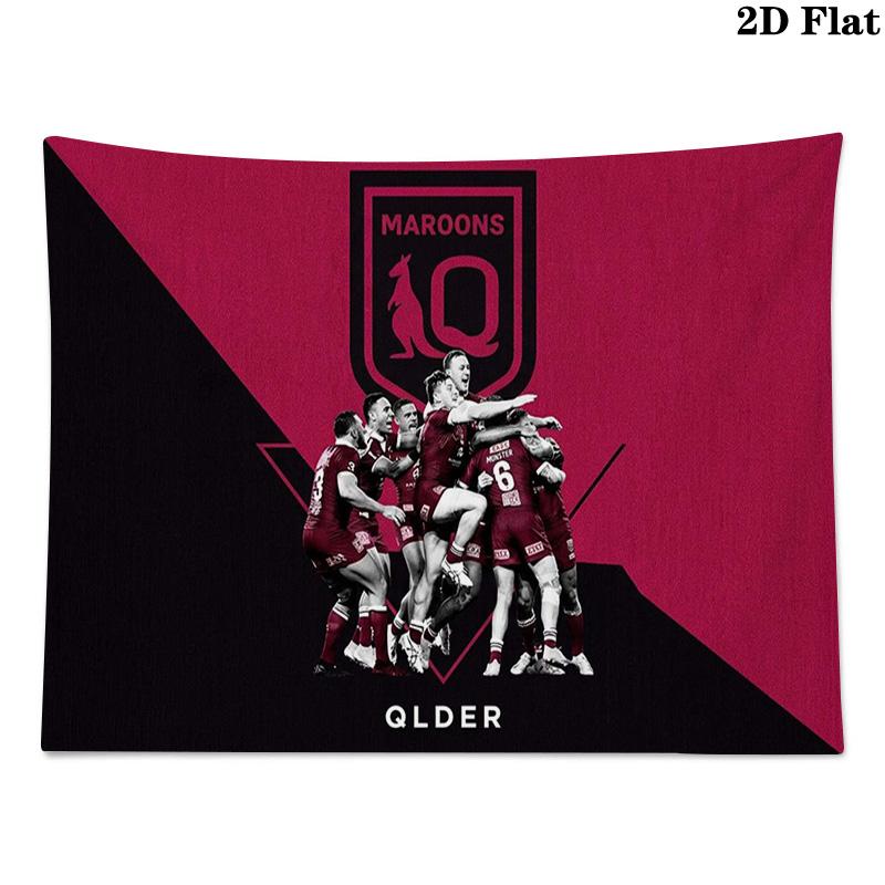 Maroons Wall Tapestry Aesthetic Wall Hanging Printed Fabric Blanket Decorative Tapestries for Bedroom Living Room Home Decor