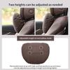 Car Suede Headrest Neck Support Seat Waist Cushion Pillow Alfa Romeo Giulia Tonale Stelvio Giulietta Mito Milano 147 156 159 166 zw4