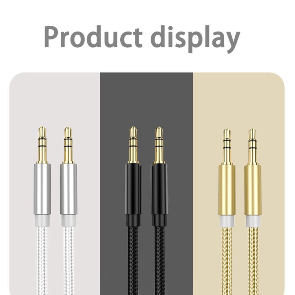 Adapter Line Aux Converter 3.5MM Jack Speaker Cable Audio Cord Aux Audio Cable Audio Adapter