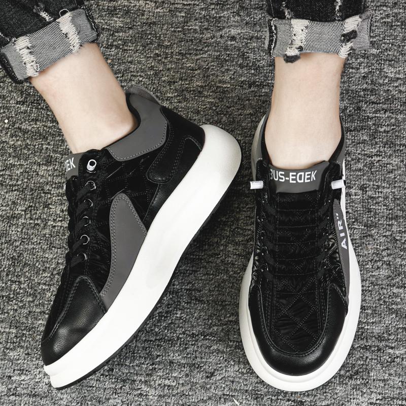 Мужская обувь Кроссовки Мужская мужская повседневная обувь Tenis Роскошные кожаные туфли Гоночная дышащая обувь Модные лоферы Кроссовки на плоской подошве для мужчин