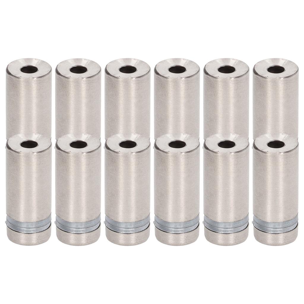 12Pcs Standoff Screws Stainless Steel Wall Sign Advertising Hardware Nail for Acrylic 12inx1in