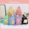 Butterfly Printed Bear Shoulder Crossbody Chest Bag Kids Cartoon Outdoor Gifts