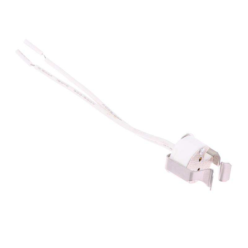 3 шт. Mr16 Gu5.3 G5.3 гнездо Mr16 гнездо патрон лампы с кронштейном светодиодный галогенный Gu5.3 гнездо лампы белый 10 см силиконовый кабель