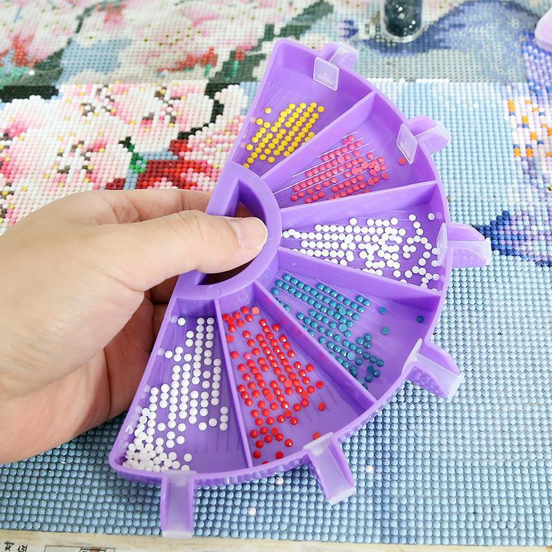 DIY алмазная живопись инструмент воронка дизайн пластиковый лоток аксессуары для алмазной вышивки