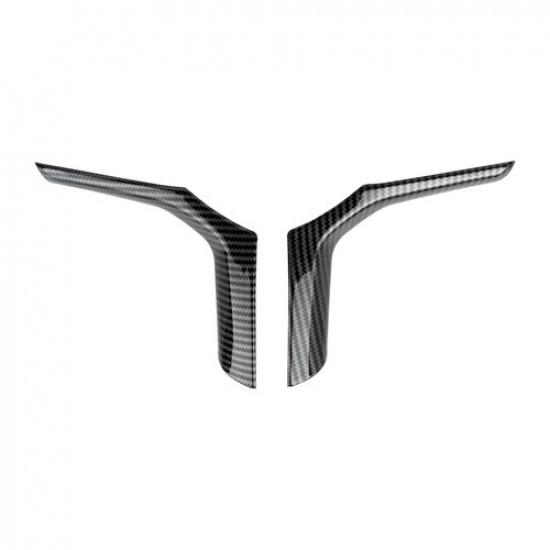 Carbon Fiber Look Steering Wheel Cover Trim For BMW 3 4 Series G20 G42 -