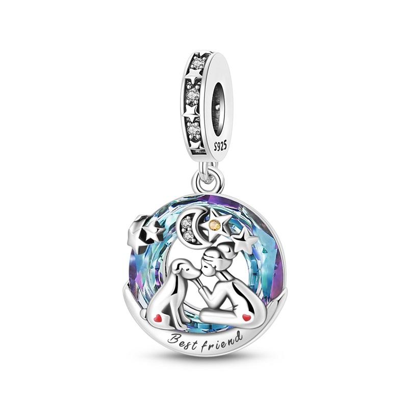 New Copper Romantic Love Theme Series Charm For 3Mm Original Bracelet Necklace Women Luxury Diy Holiday Jewelry Gift