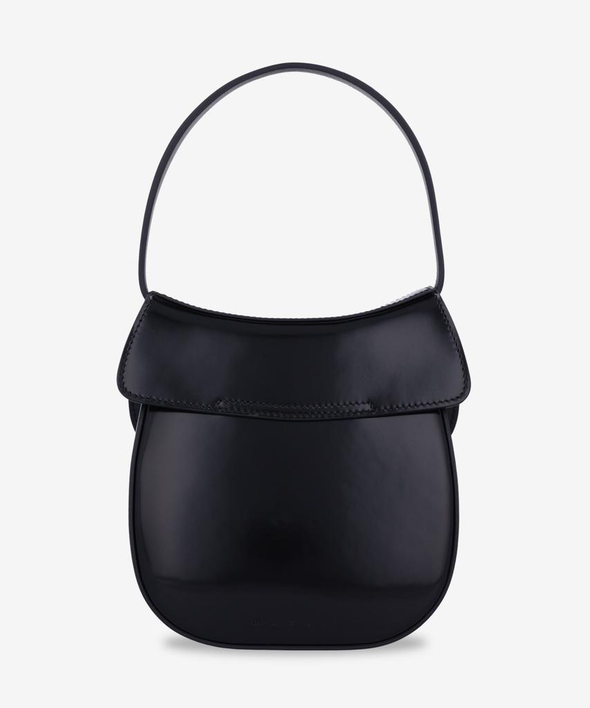 Marni Beaded Saddle Shoulder Bag - Black / Sbmp0218U0P794300N99