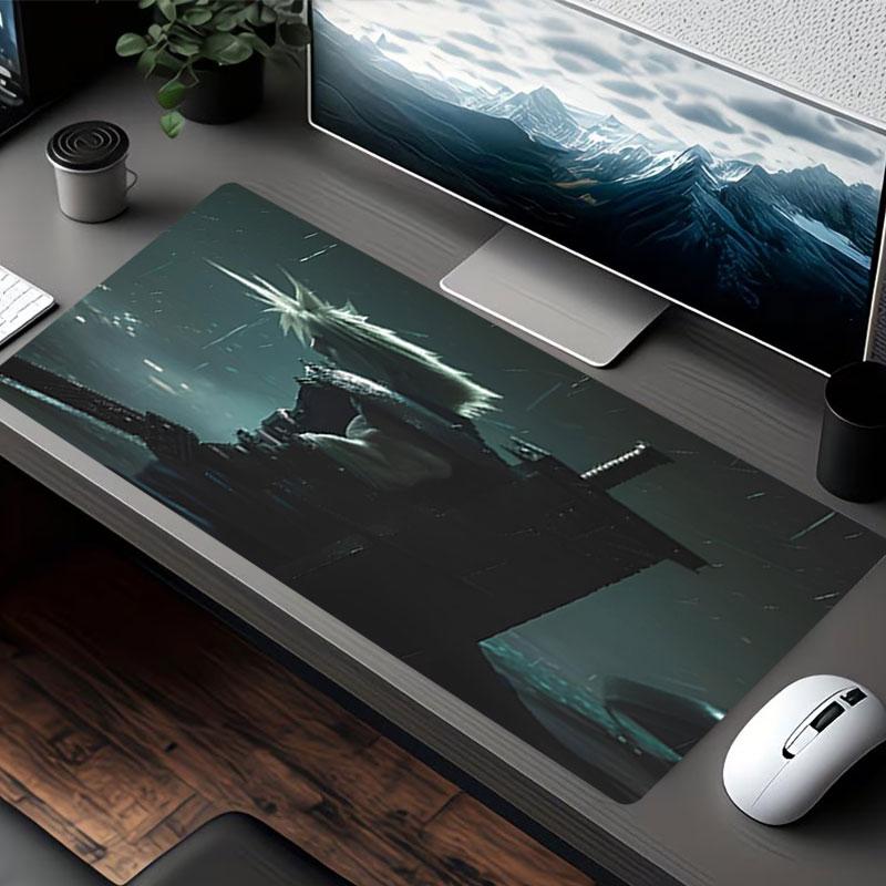 Final Fantasy Print Mouse Pad, for Keyboard Pad Laptop PC Mat for Office Home Use, Desk Decor, Perfect Birthday Gift for Gamers