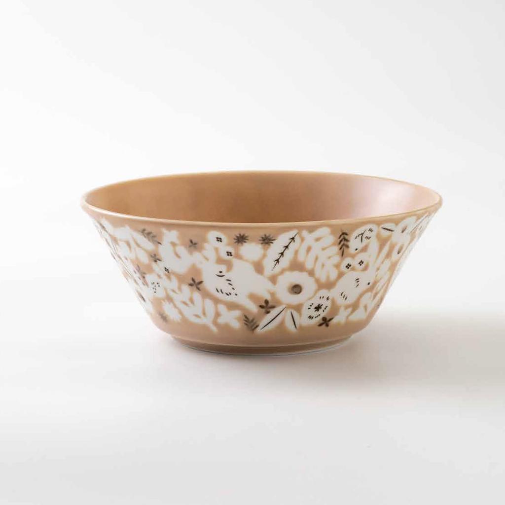 Minoru Pottery Mino Ware KUKKA 130 Bowls Latte