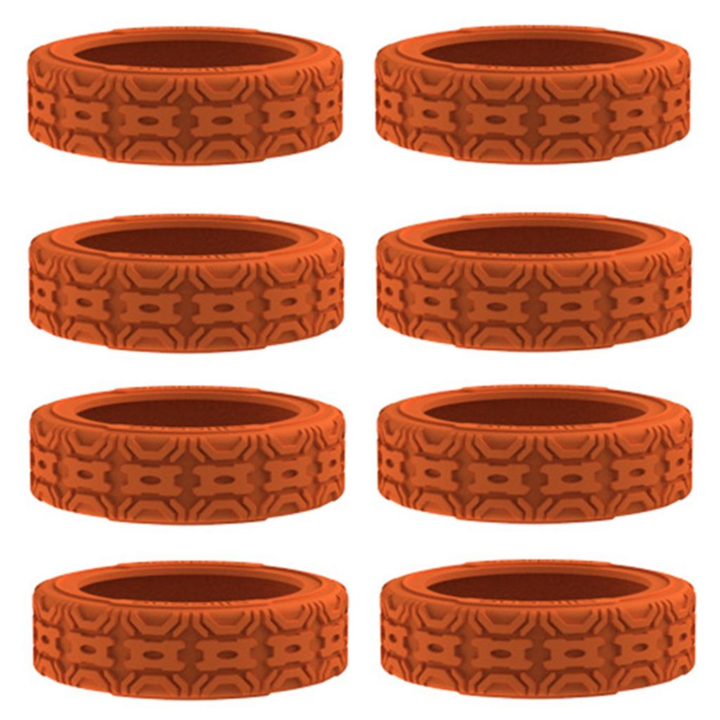 4/8 шт. Портативные Защитите колеса вашего багажа гибкими силиконовыми чехлами для чемоданов