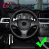 Оптовая продажа, наклейка на крышку панели рулевого колеса для BMW 1 3 серии E87 E90 E92 E93 2005-2012 ABS Carbon