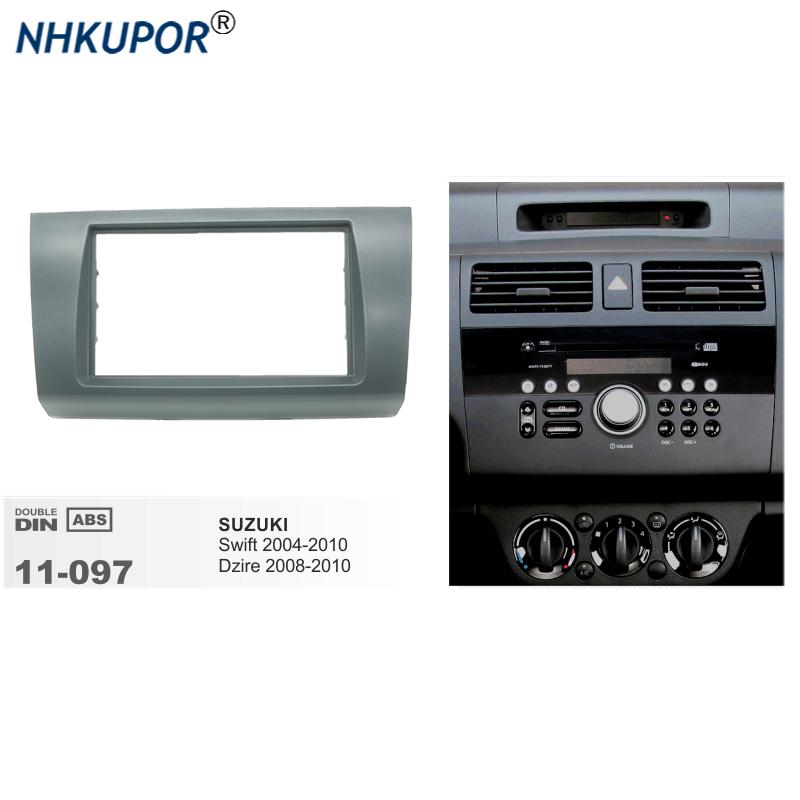 2 Din Car Radio Fascia For SUZUKI Swift 2004-2010/Dzire 2008-2010 Auto Stereo Audio Dash Panel Mount Installation Trim Frame Kit