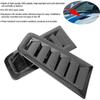 Intake Scoop Bonnet Vent Hood Air Vent Trim Cover 2pcs Universal Bonnet Air Vents Engine Hood Car Exterior Parts For Rs Mk2 Style(carbon Fiber)