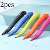 Ergonomic Silicone Fountain Pen-Style Staple Remover - Gentle Grip, Durable Office & School Tool, Random Color (Black/Blue/Yellow/Pink/Orange)