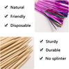 BLUE TOP Cocktail Picks Wood Foil Firework Cake Picks 9 Inch 100 PCS,Cupcake Toppers for Cakes Decoration, Children's Day, Party Suppliers,July