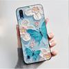 Чехол для телефона ZTE Blade A51 Lite / A5 2020, Роскошный модный, с бабочками и цветами, Черный, Мягкий ТПУ, Силиконовая задняя крышка