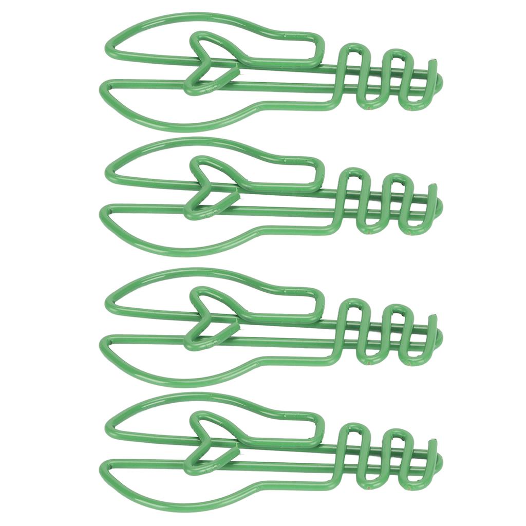 100 шт. Скрепки для бумаги маленькие милые в форме лампочки металлические канцелярские принадлежности для заметок зеленые