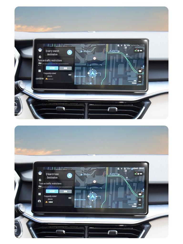 Силиконовая защитная рамка для навигационного дисплея Lynk&Co 06