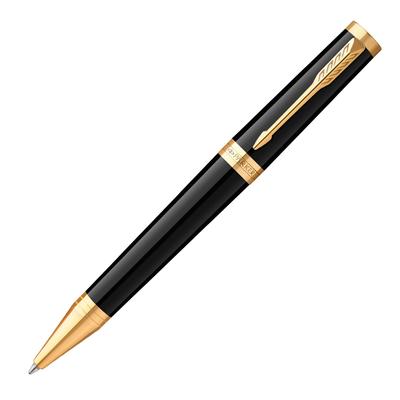 Parker Шариковая ручка Ingenuity Black GT Medium Point на масляной основе в подарочной коробке, оригинальный импортный продукт 2182622