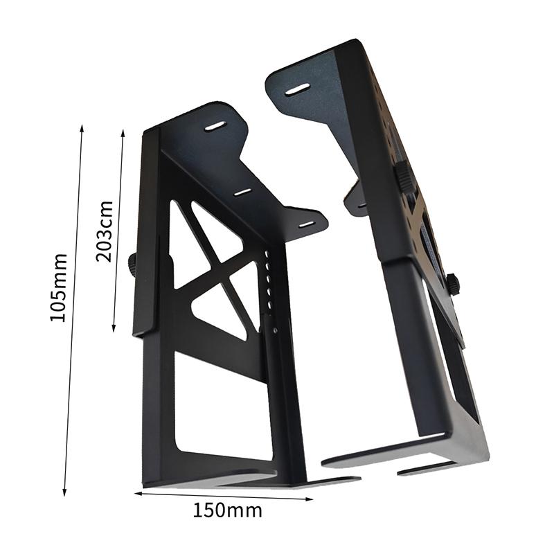 Adjustable Under Table Protective Holder Computer Stand Bracket For Desktop Pc Nas Cpu Home Server For Ps5 For Home Office