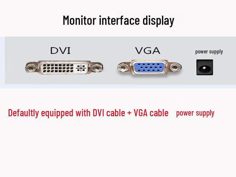 24" HD LCD IPS монитор с интерфейсом DVI (Доступны в 19"/22"/27")
