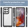 For Motorola Moto G75 5G Case For Moto G75 Cover 6.78 Inch Colorful Soft Edge Silicone Transparent Bumper For Motorola Moto G75