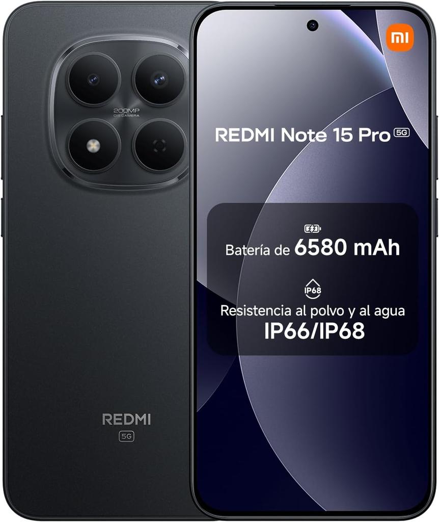 Xiaomi Redmi Note 15 Pro 5G - Черный/Серый/Синий/Фиолетовый