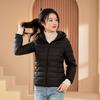 Down Jacket Women's High-end New Short Light and Thin Thickened Warm Slim Duck Down Fashion Coat