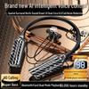 3D Bass Neckband Earphones with AI Voice Control, Noise Reduction, Long Battery Life, and High Sound Quality.
