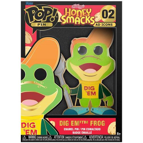 Honey Smacks Dig 'Em Frog 4 дюйма, поп! Эмалированный штифт