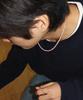 Велосипедный трофей Bt Ожерелье с драгоценными камнями 08 (4 мм Чосер Персик)
