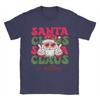 Merry Christmas Santa Clause is Calling Ringing in Holidays Men T Shirts  Fun Tee Shirt Short Sleeve Crew Neck T-Shirt Clothing
