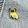 New Enamel Pin Bulldog Dog Pet Connector Gift Birthday 1pc