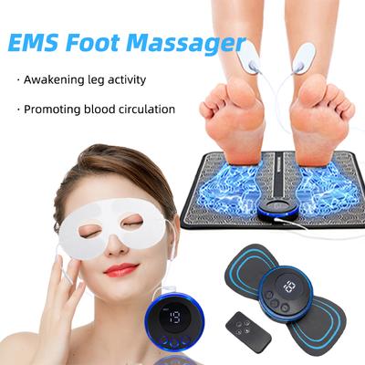 EMS Массажная подушка для ног Электрическая складная массажная подушка с USB-зарядкой EMS