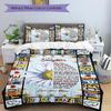 3pcs Daughter Love Quote Duvet Cover Set, Soft Comfortable Duvet Cover,Guest Room (1*Duvet Cover + 2*Pillowcase, Without Core) yy251104168