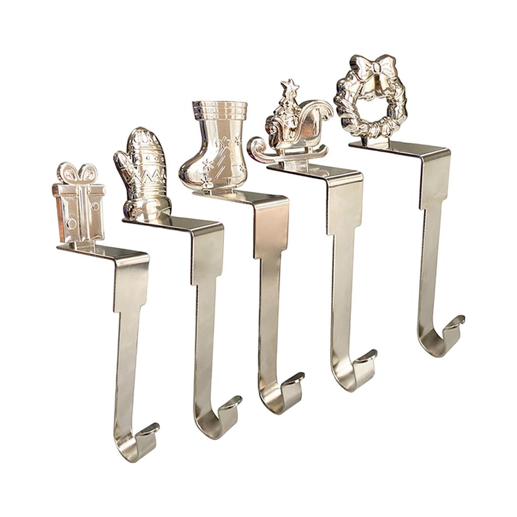 5 шт. Каминный крючок Рождественское украшение, Рождественский крючок, Рождественская атмосфера Украшение для дома