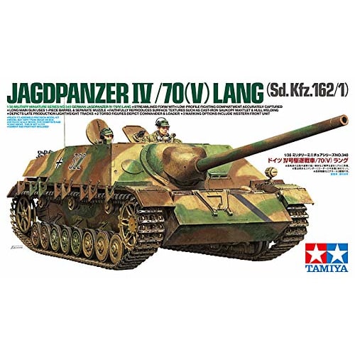 Tamiya 1/35 Военная миниатюра Серия №340 Немецкая армейская САУ IV /70 V Lang Пластиковая модель 35340