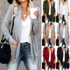 Autumn Long Coat Women Jumper Pull Femme Loose Knitted Ladies Outerwear Ropa Mujer Fashion Cardigan Jacket Sweater Woman Clothes