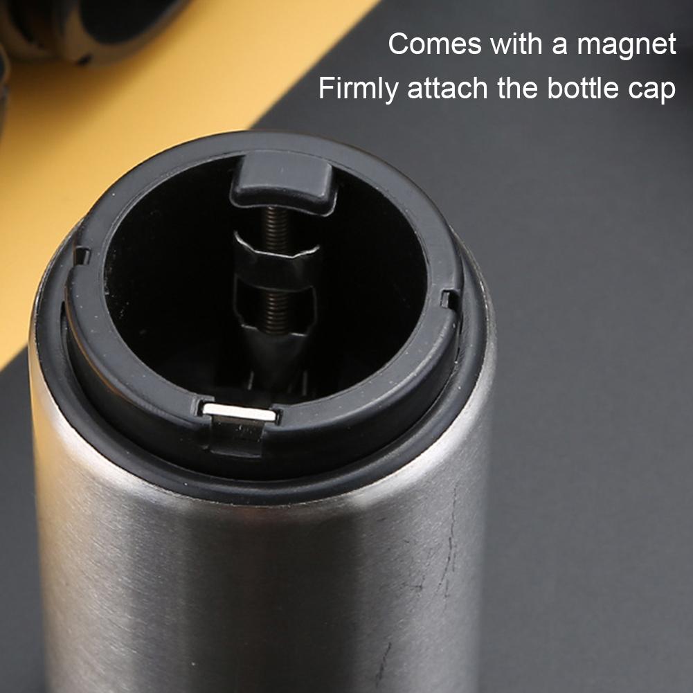 Открывалка для пивных бутылок из нержавеющей стали, Креативная автоматическая открывалка с магнитами, Металлический инструмент для открывания пива нажимного типа для кухни