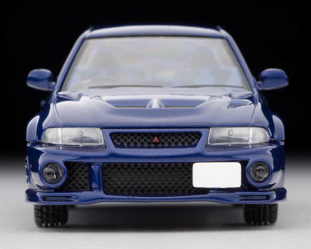 Tomica Limited Vintage Neo Scale Mitsubishi Lancer GSR Evolution VI Navy Blue Finished Model 312406 1/64 LV-N190c