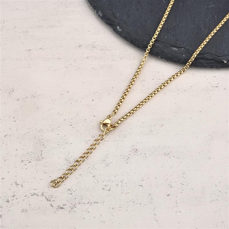 Ожерелье из нержавеющей стали для мужчин и женщин, кубинская цепочка с звеньями золотого цвета, серебряного цвета, панк-чокер, модные мужские ювелирные изделия, подарок