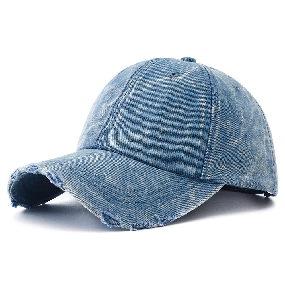 Кепка Snapback Регулируемая Джинсовая Потертая Винтажная Потертый Цвет Однотонная Сплошной Черный Женская Кепка Бейсболка Джинсовая Стиранная Новый Бренд Последние Свежие Кепки Для Мужчин