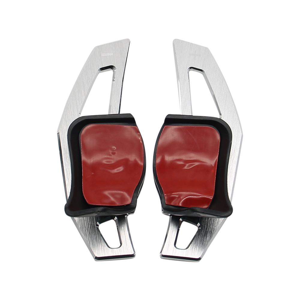 1 Pair Car Steering Wheel DSG Shift Paddle Extension Shifters Sticker For Volkswagen Golf6 MK6 Jetta GTI R20 R36 CC