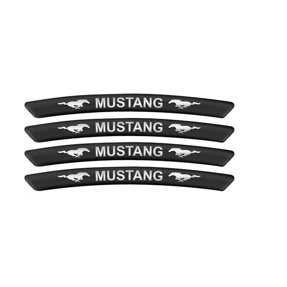 4pcs Aluminum Car Wheel Hub Badge Tire Rim Stickers Decoration Accessories