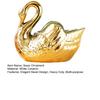 Ceramic Swan Ornament Multi-purpose Hydroponic Plants Succulents Pot Candle Holder Storage Box Desktop Swan Decoration
