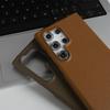 Роскошный деловой чехол для SAMSUNG S25 Ultra S24FE S23 S22 S21 S20FE CASE Натуральная кожа Чехлы Задняя крышка Coque Ударопрочный Funda