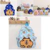 Delightful Capybara Themed Nylon Backpack For Boys And Girls Perfect For Kindergarten Use
