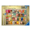 R164127 Vintage Cookbook 500 Pieces, Korean Popular Puzzles