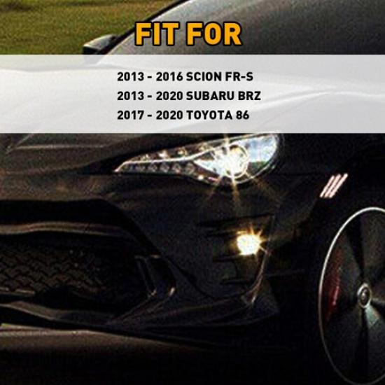 2x Дымчатые светодиодные боковые указатели поворота для BRZ Subaru Scion FR-S Toyota 86