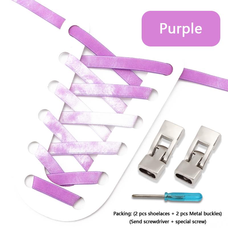 Красочные эластичные крестообразные шнурки без завязок кроссовки 8 мм шириной плоские без завязывания шнурки детские взрослые радужные резиновые шнурки